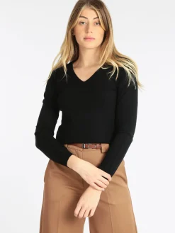 Louise Orop Pullover da donna scollo a V
