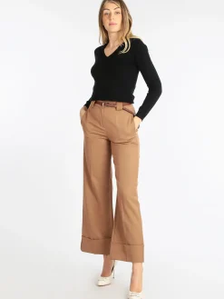 Louise Orop Pullover da donna scollo a V