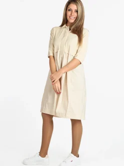 Louise Orop Vestito donna in maglia con colletto