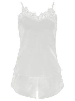 Lovelx Set pigiama donna effetto raso