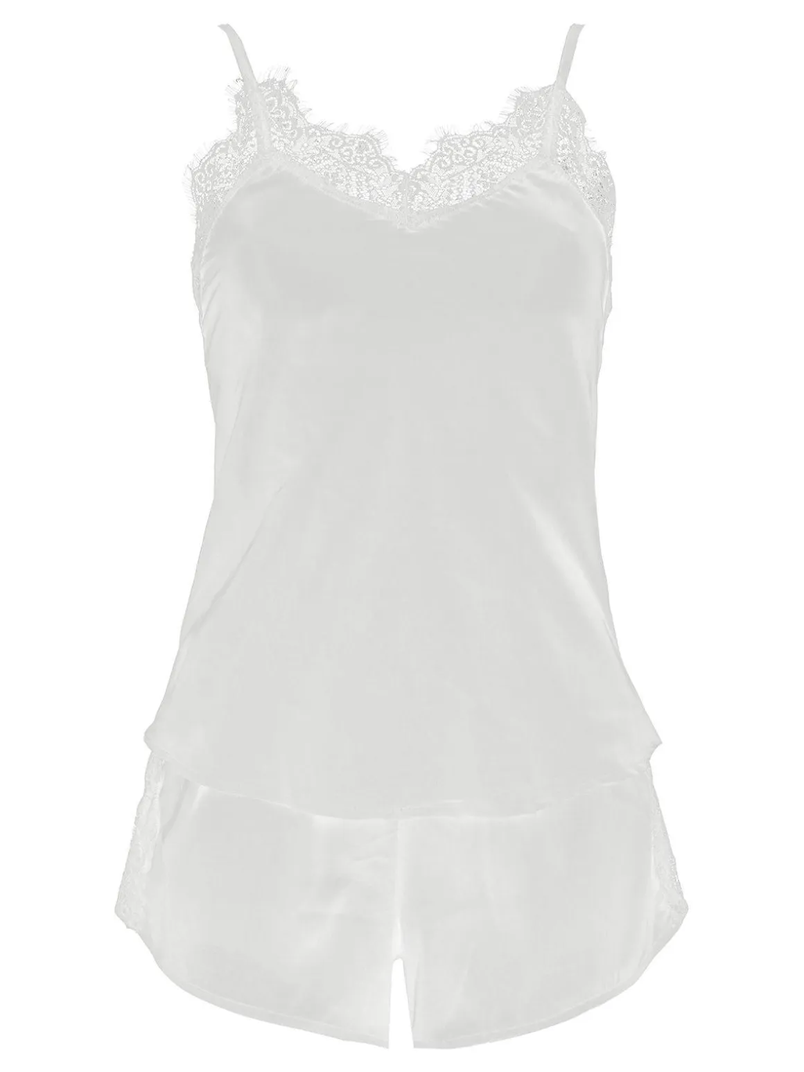 Lovelx Set pigiama donna effetto raso