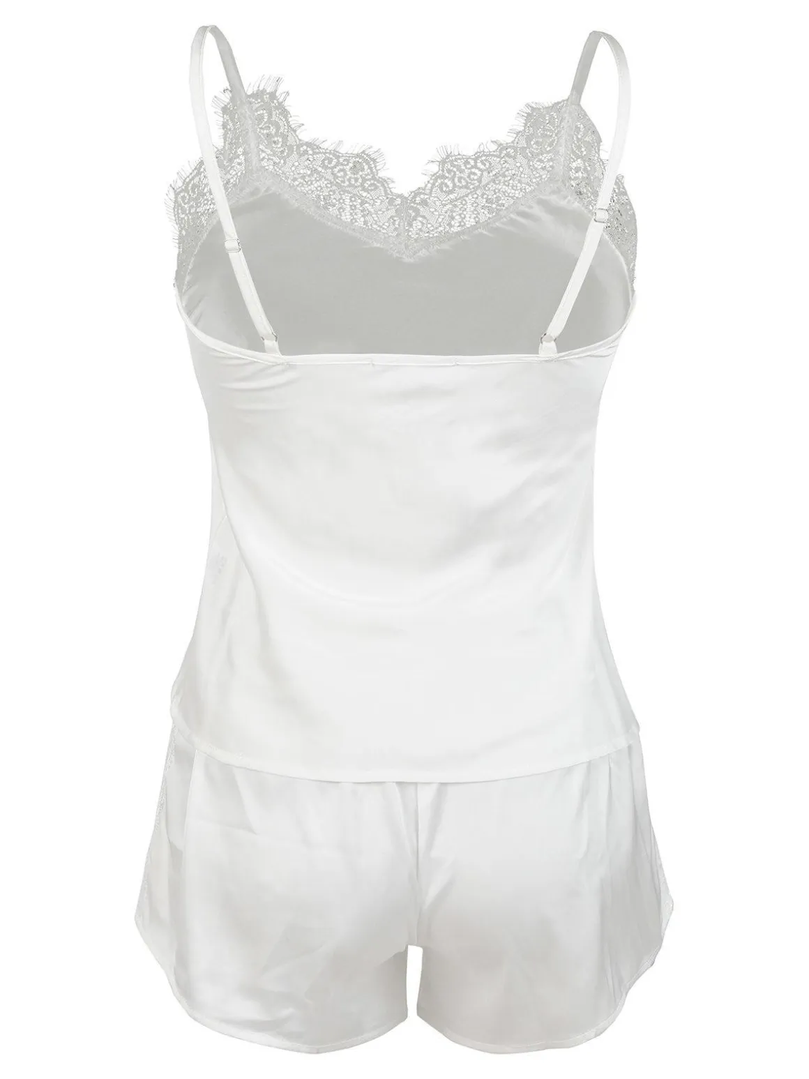 Lovelx Set pigiama donna effetto raso