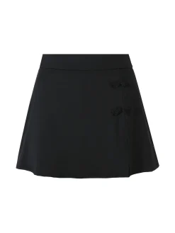 Lovery Gonna pantalone da donna con ricami - nero