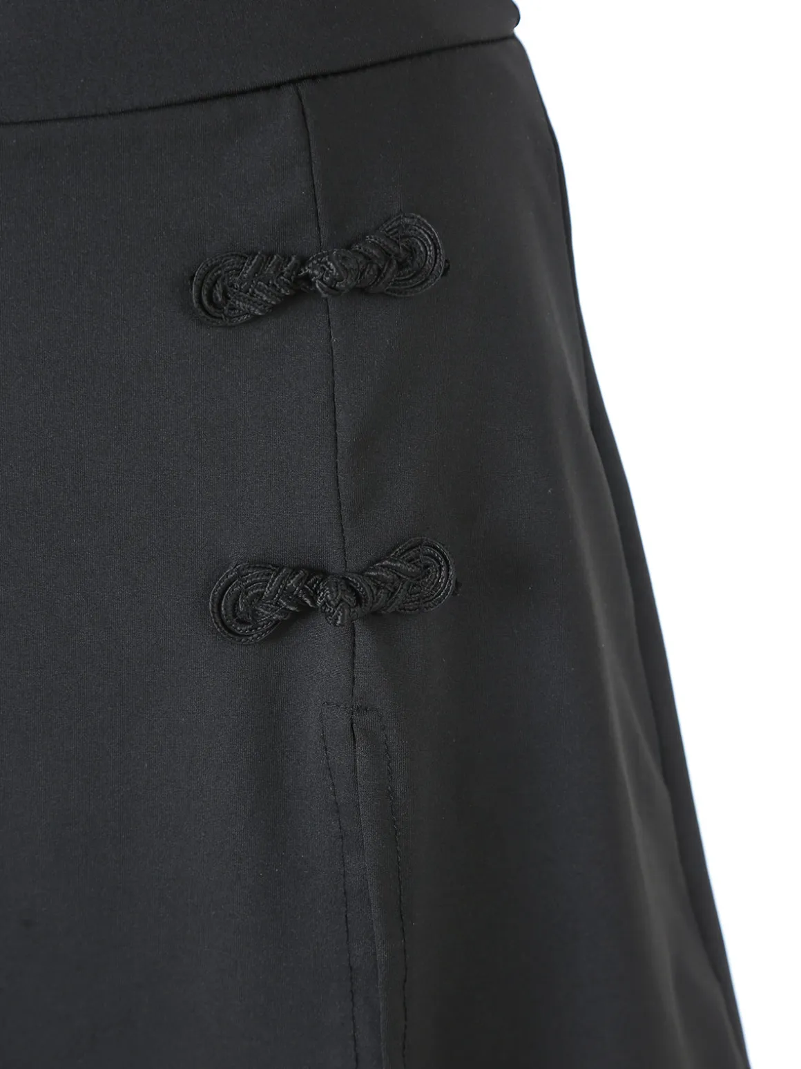 Lovery Gonna pantalone da donna con ricami - nero