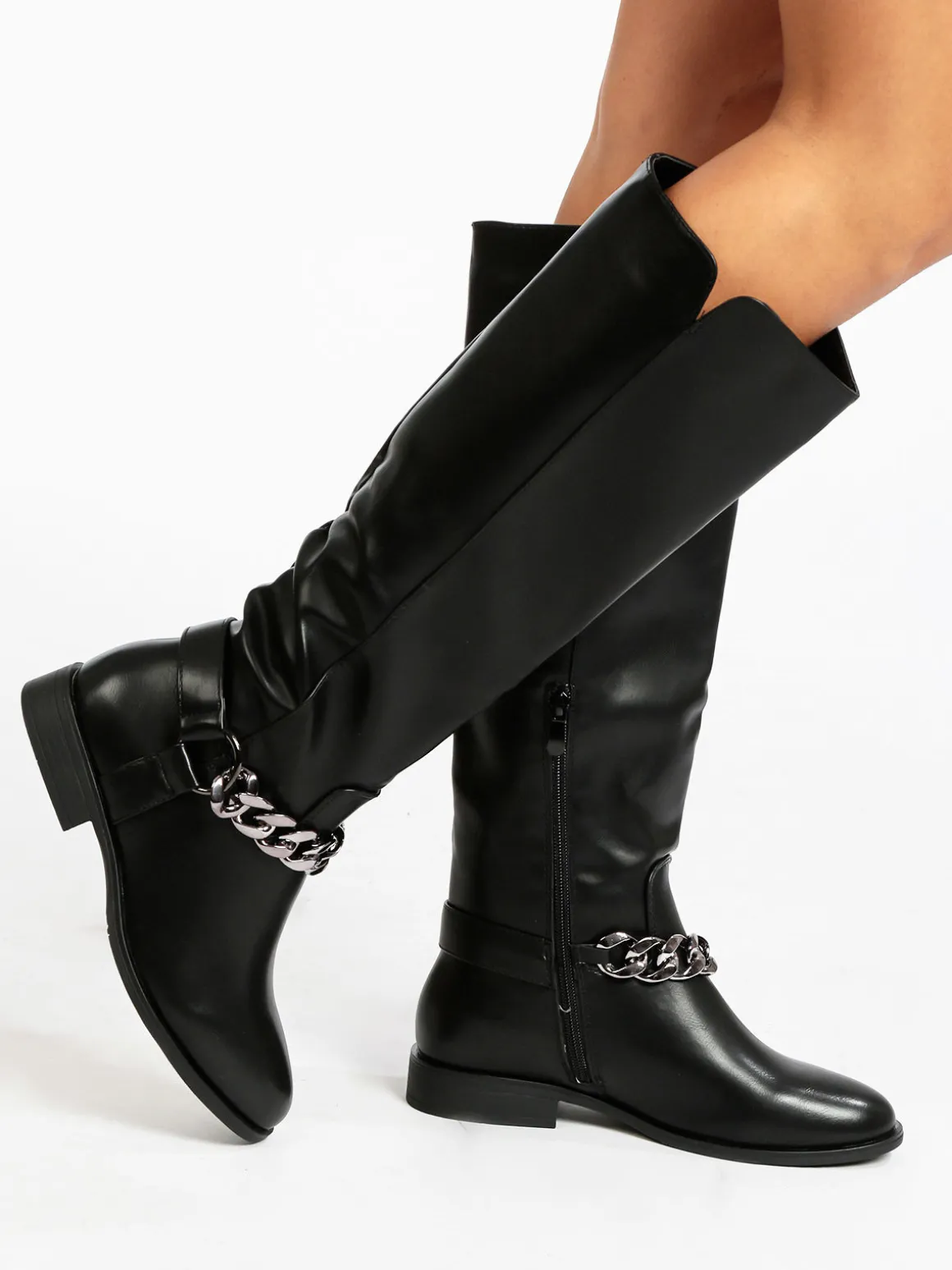 Lovery Stivali donna con catena