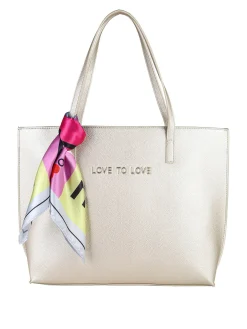 Love To Love Borsa shopper da donna con foulard
