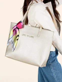Love To Love Borsa shopper da donna con foulard