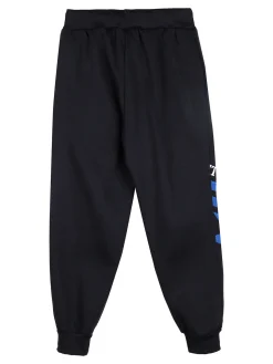 Luca Kids Pantaloni tuta da bambino con interno felpato - blu scuro
