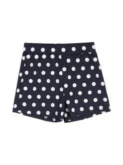 Luisa Chic Completo corto da bambina con t-shirt e shorts a pois