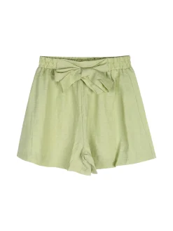 Luisa Chic Completo corto da bambina con t-shirt e shorts a vita alta