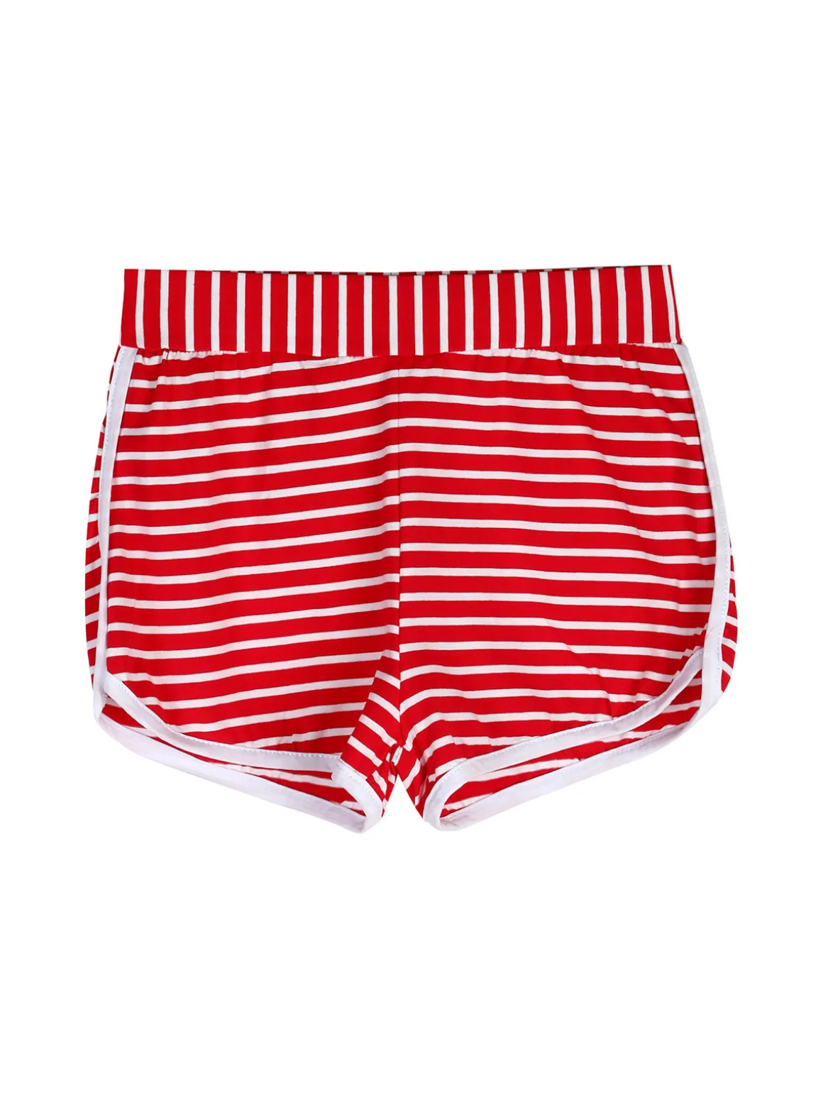 Luisa Chic Completo corto da bambina con canotta e shorts rigati