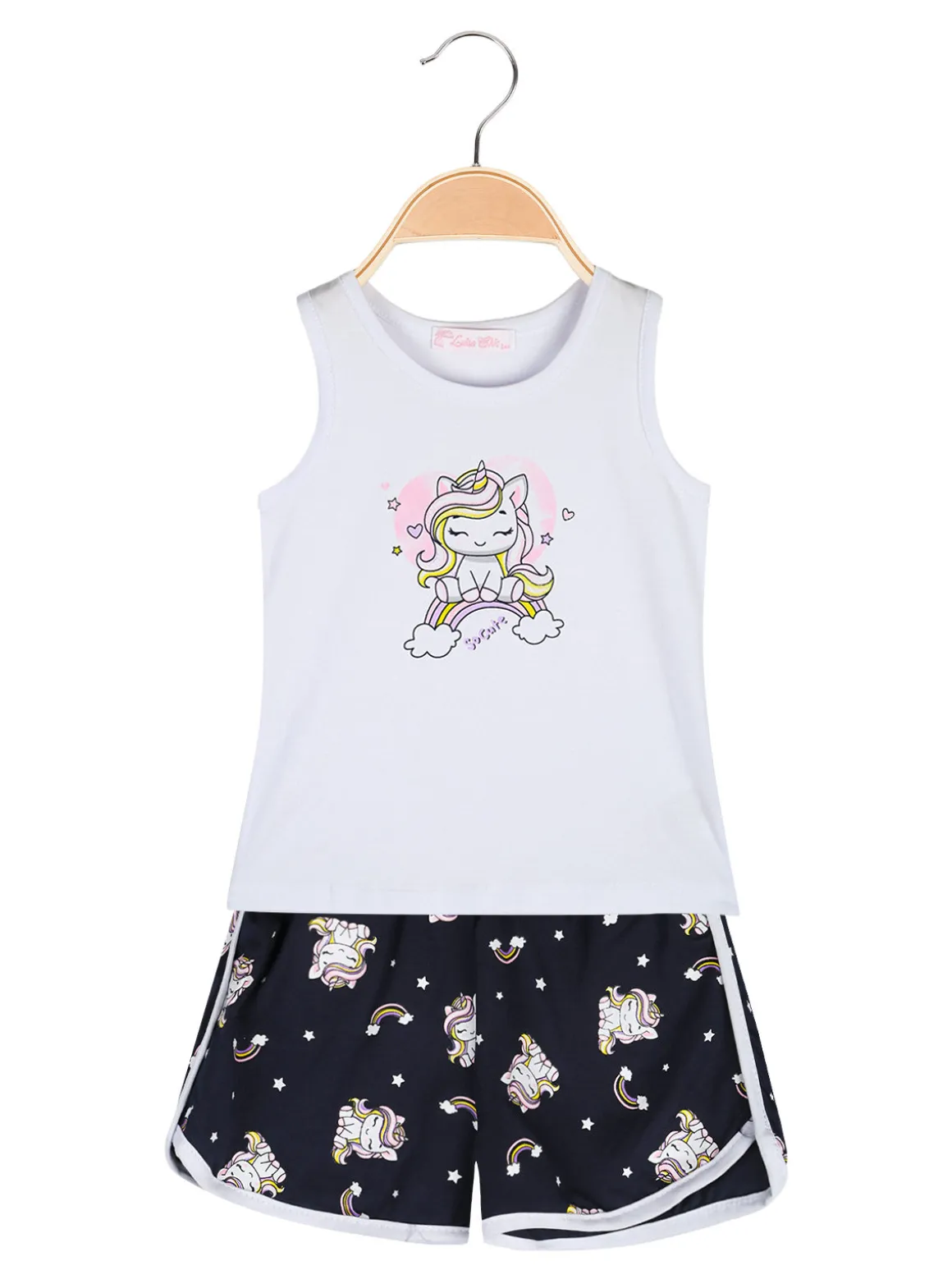 Luisa Chic Completo corto da neonata con canotta e shorts