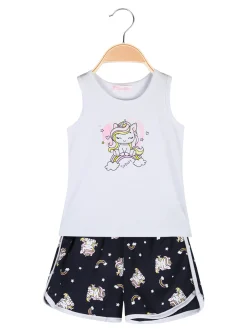 Luisa Chic Completo corto da neonata con canotta e shorts