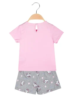 Luisa Chic Completo corto da neonata unicorno con t-shirt e shorts