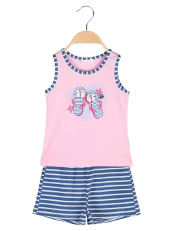 Luisa Chic Completo corto da neonata con canotta e shorts