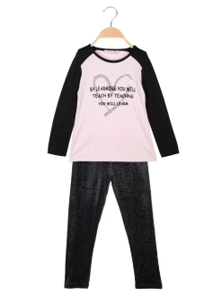 Luisa Chic Completo 2 pezzi da bambina con leggings