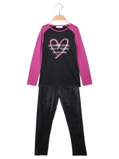 Luisa Chic Completo 2 pezzi da bambina con leggings