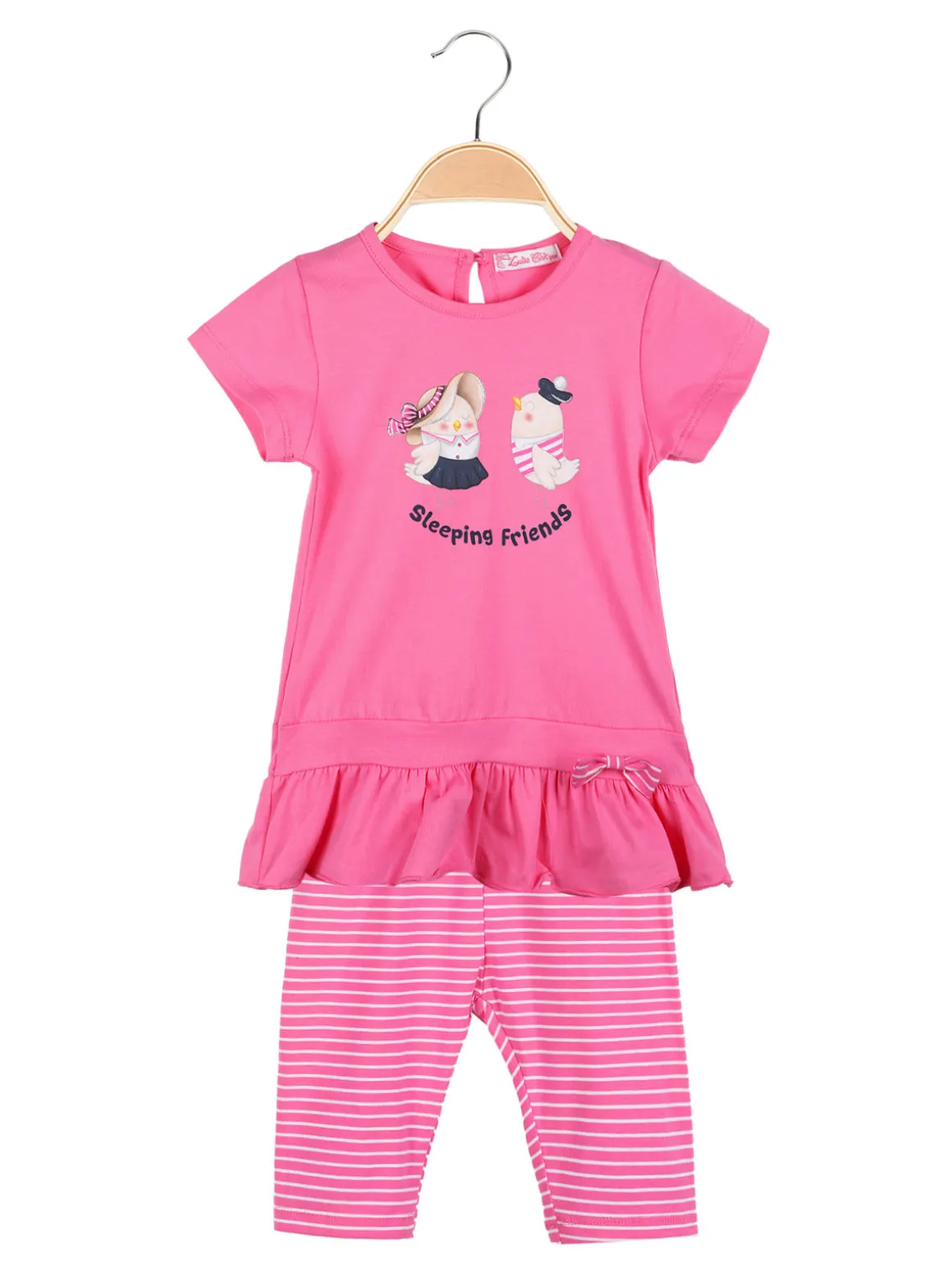 Luisa Chic Completo 2 pezzi da neonata con leggings a righe