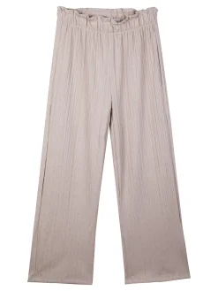 Luisa Chic Pantaloni a coste da bambina con brillantini