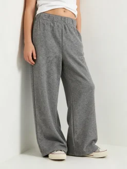 Luisa Chic Pantaloni da bambina in maglia - grigio