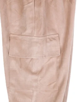 Luisa Chic Pantaloni da bambina in velluto con tasconi laterali