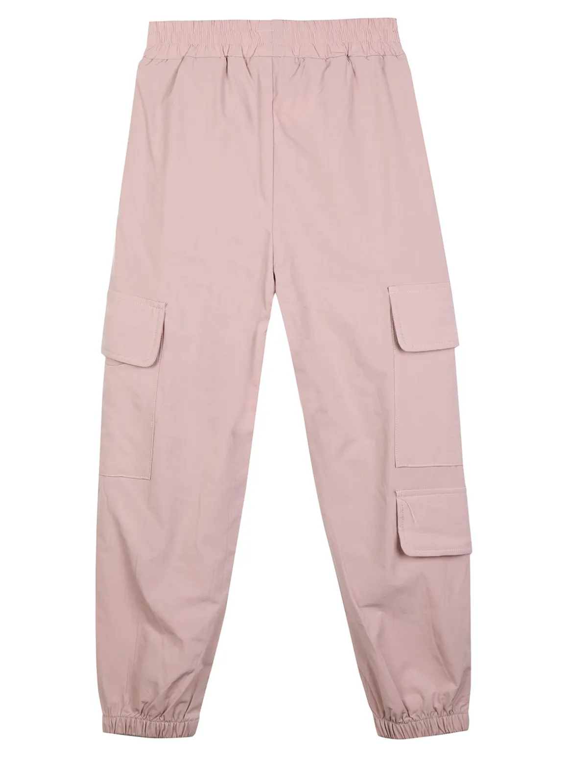Luisa Chic Pantaloni da bambina con tasconi e polsini