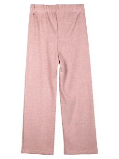 Luisa Chic Pantaloni da bambina in maglia - rosa