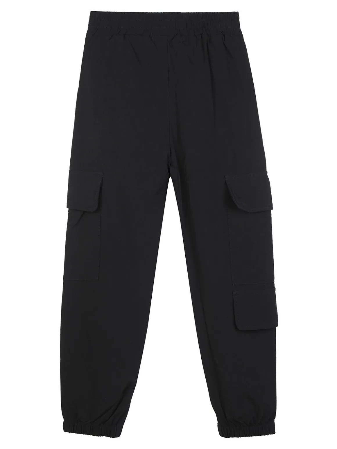 Luisa Chic Pantaloni da bambina con tasconi e polsini