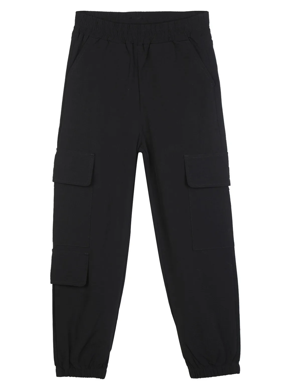 Luisa Chic Pantaloni da bambina con tasconi e polsini