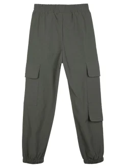Luisa Chic Pantaloni da bambina con tasconi e polsini