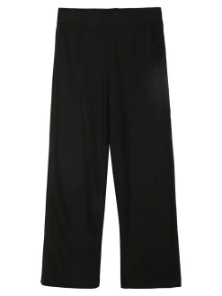 Luisa Chic Pantaloni da bambina in maglia - nero