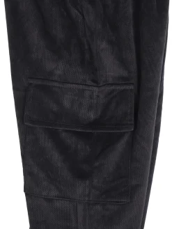 Luisa Chic Pantaloni da bambina in velluto con tasconi laterali