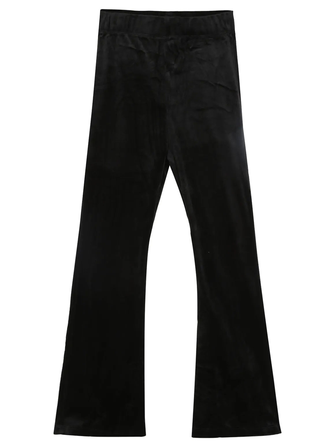 Luisa Chic Pantaloni da bambina in ciniglia - nero