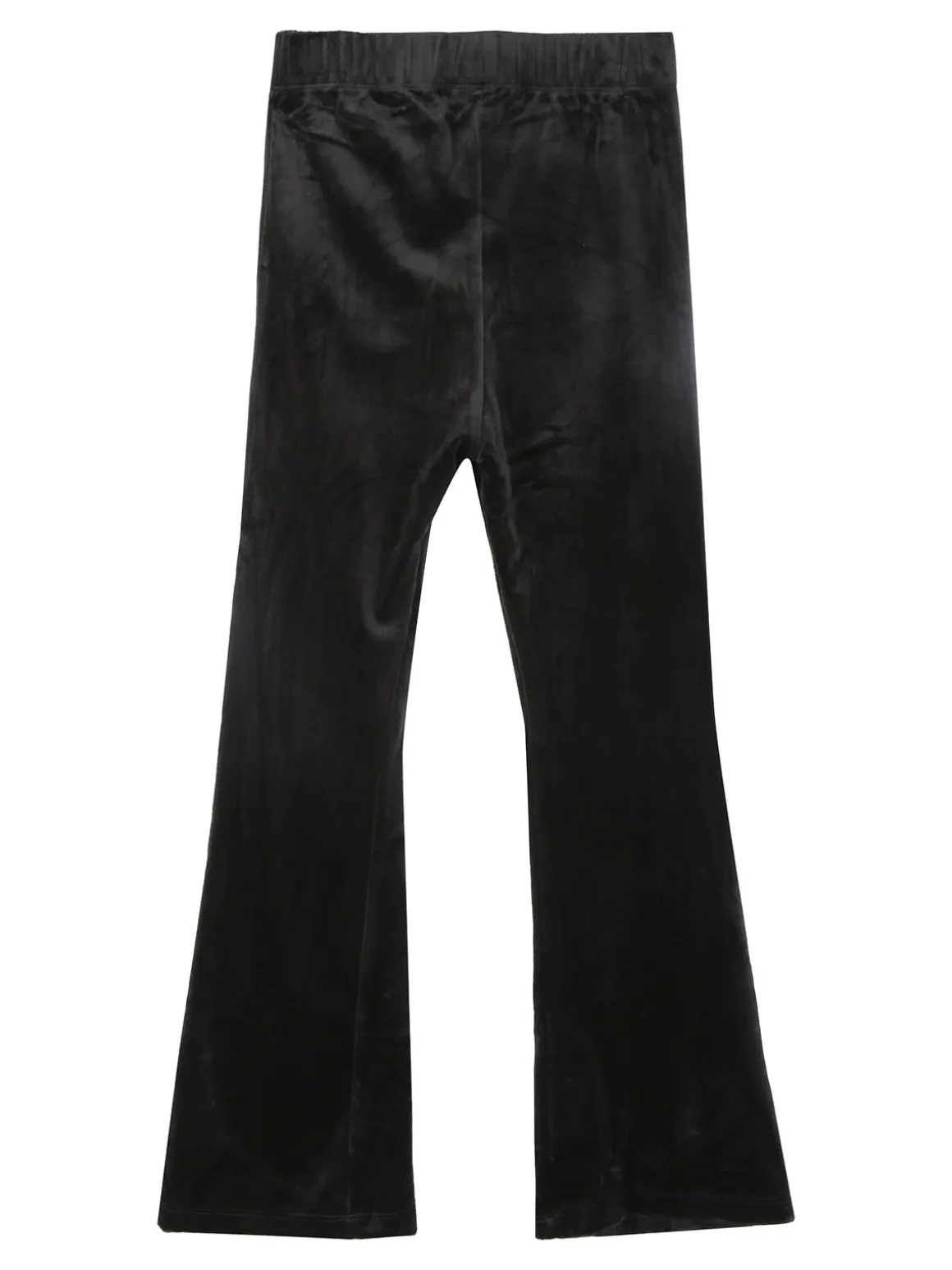 Luisa Chic Pantaloni da bambina in ciniglia - nero