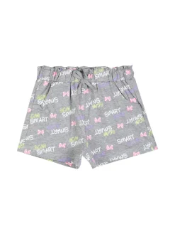 Luisa Chic Shorts da bambina in cotone con scritte