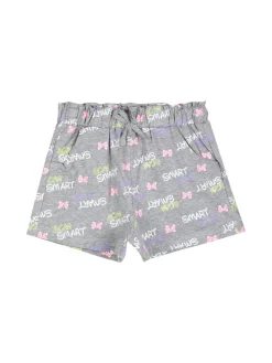 Luisa Chic Shorts da bambina in cotone con scritte