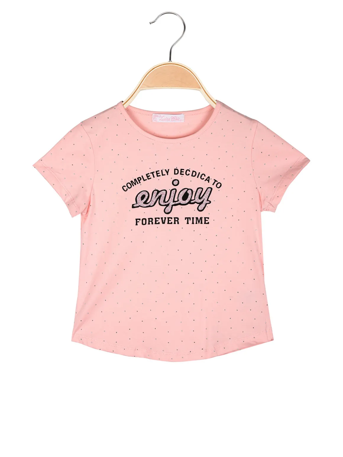 Luisa Chic T-shirt da bambina con strass