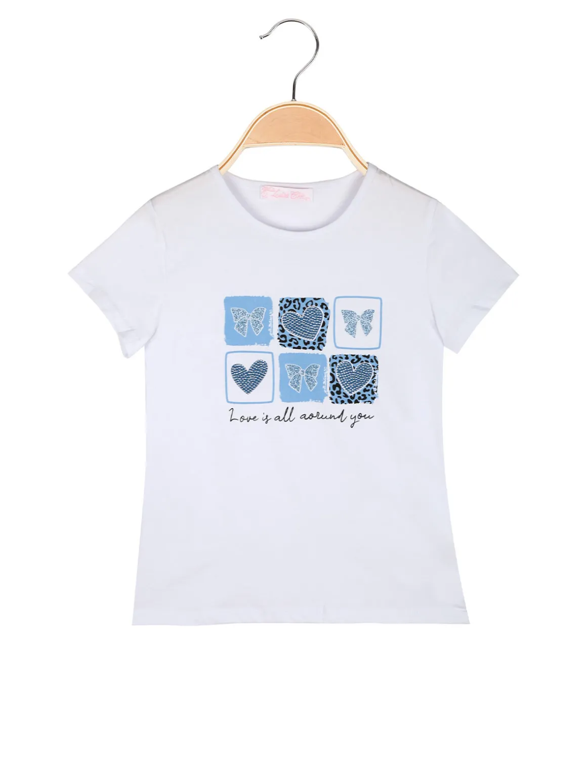 Luisa Chic T-shirt da bambina con stampa disegni