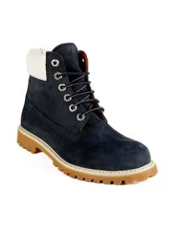 Lumberjack Scarponi stringati blu/bianco