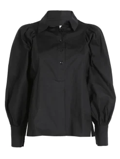 Lumina Camicia donna in cotone con maniche a palloncino