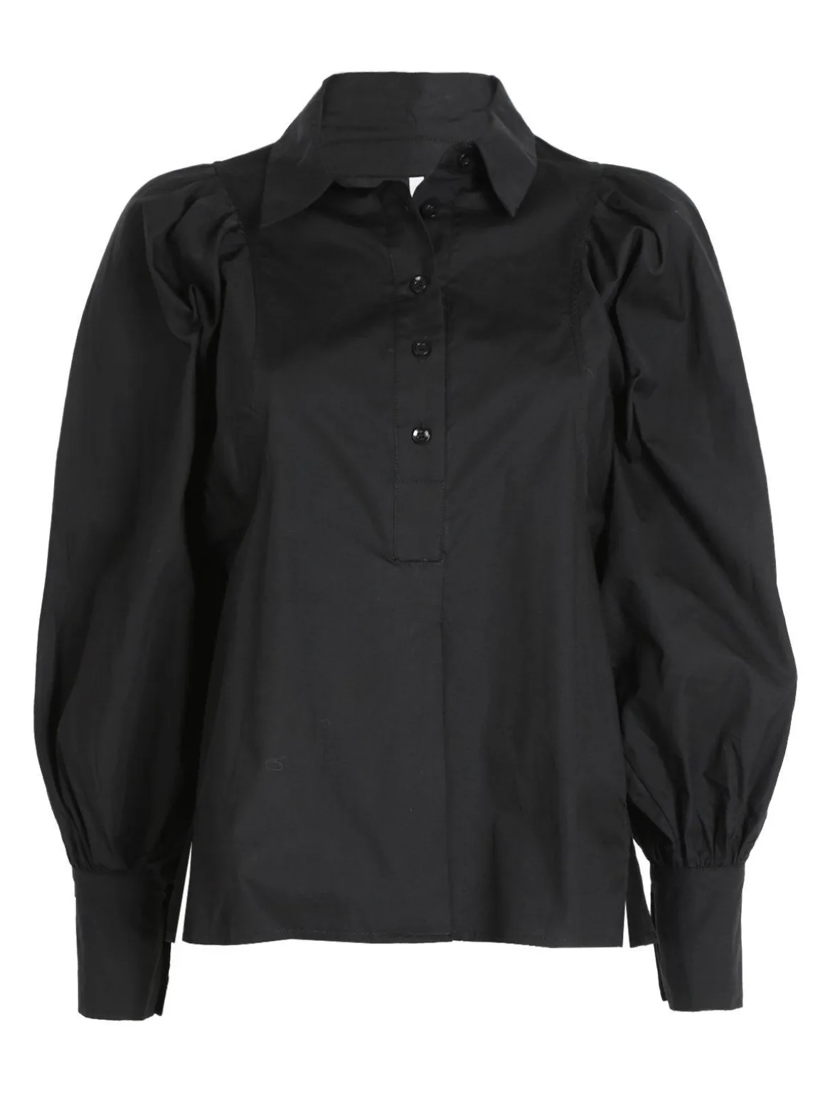 Lumina Camicia donna in cotone con maniche a palloncino