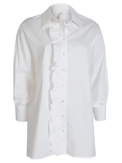 Lumina Maxi camicia donna con maniche a palloncino