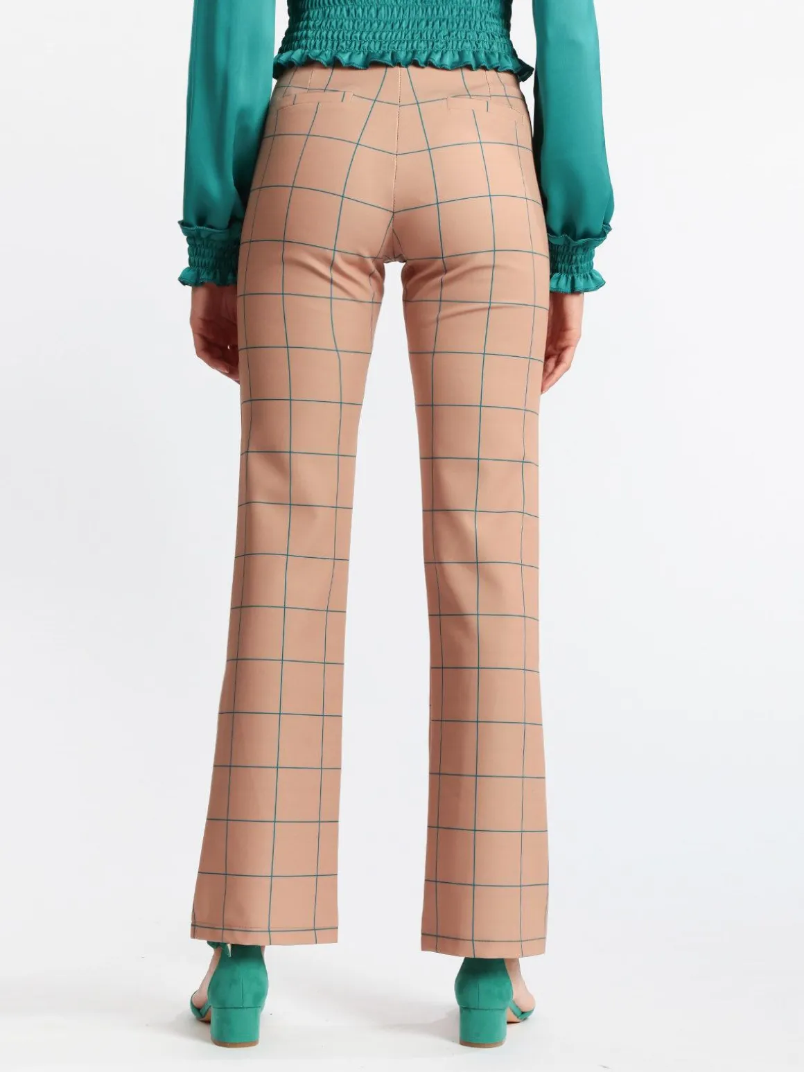 Lumina Pantaloni classici a quadri