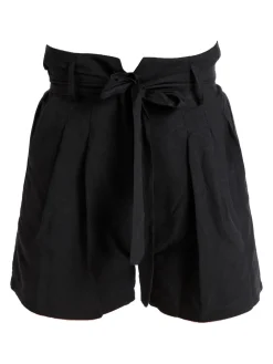 Lumina Shorts a vita alta misto lino