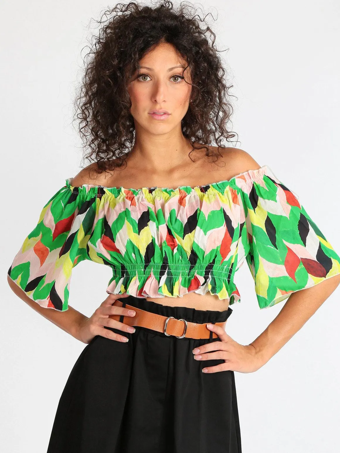 Lumina Top donna corto