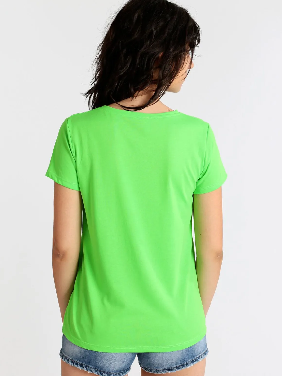 Lumina T-shirt donna con stampa e glitter