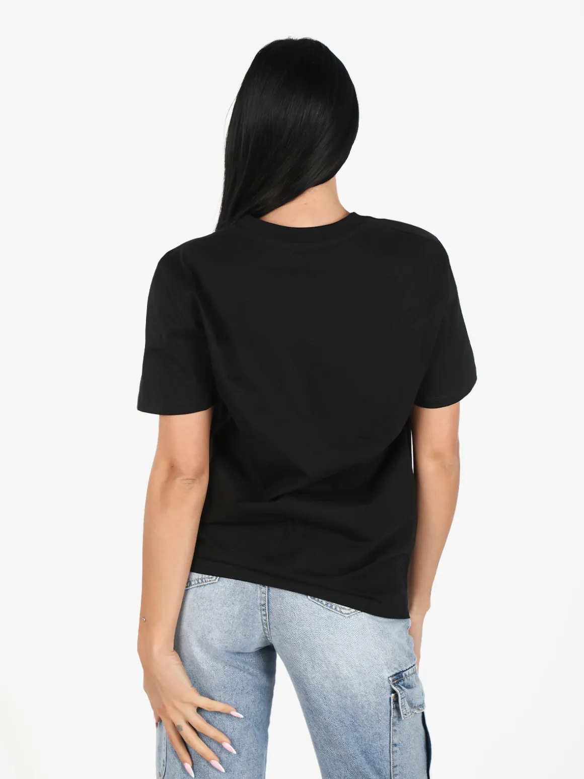 Lumina T-shirt donna girocollo tinta unita