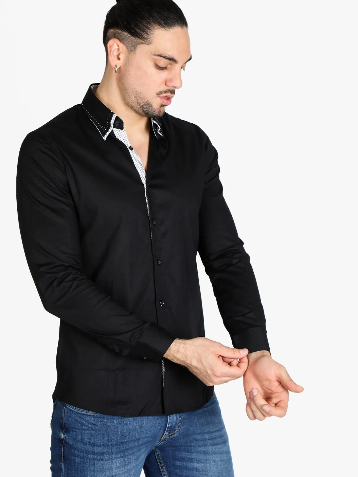 Lurvy Camicia classica da uomo in cotone