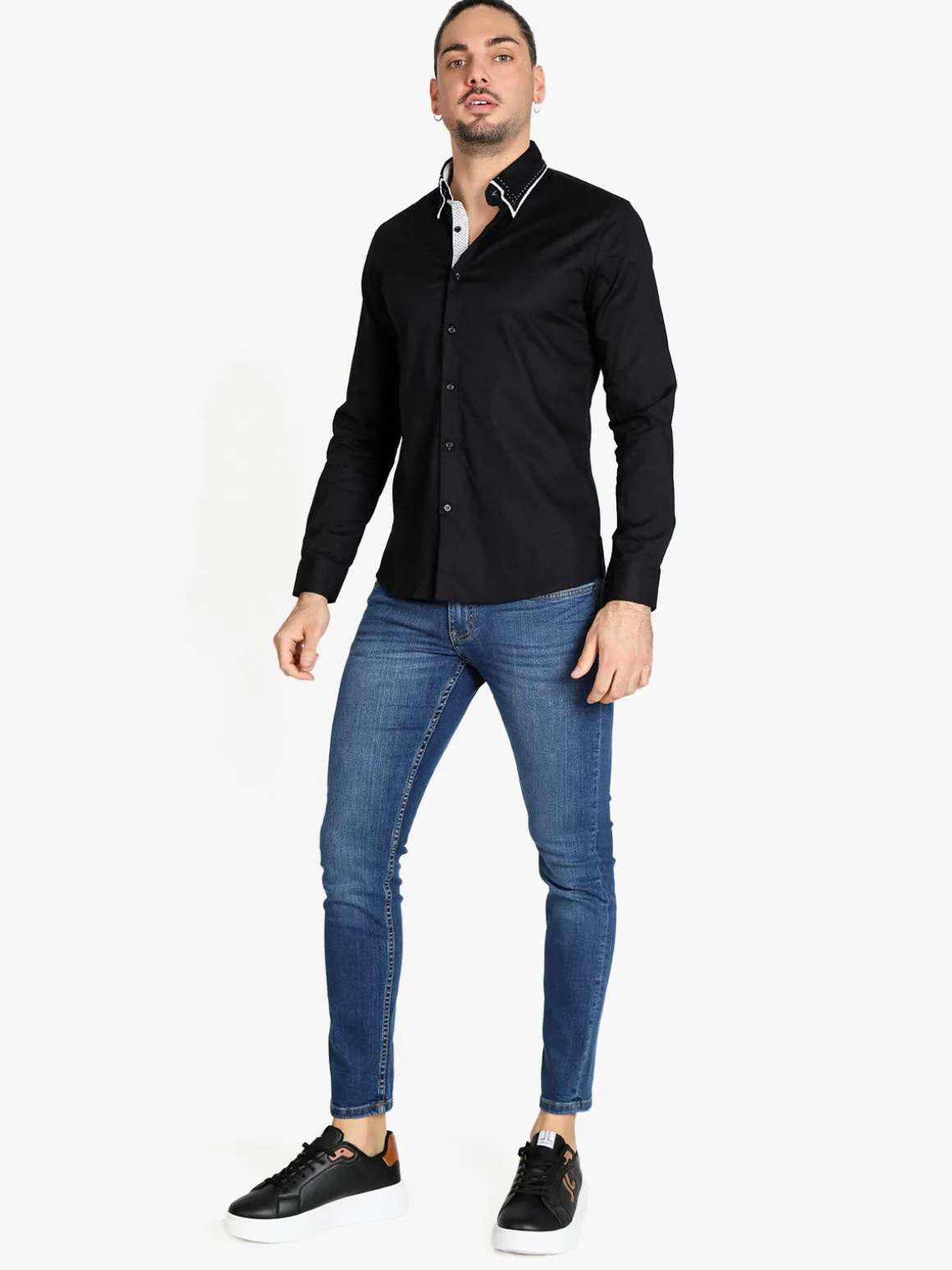 Lurvy Camicia classica da uomo in cotone