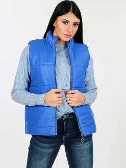 Made In Italy Gilet donna imbottito oversize